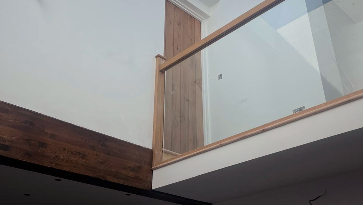 Cottage rebuild - finished beamwork